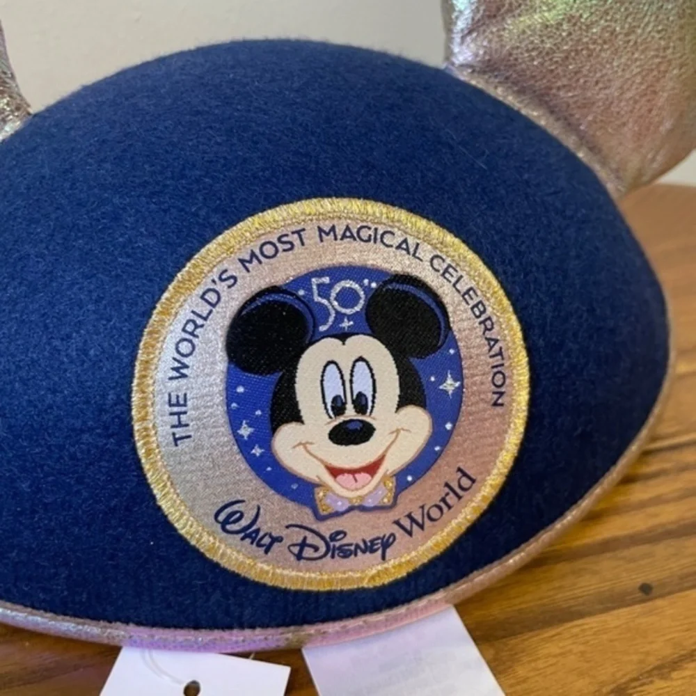 Walt Disney World 50th Anniversary Celebration Mickey‎ Ear Hat